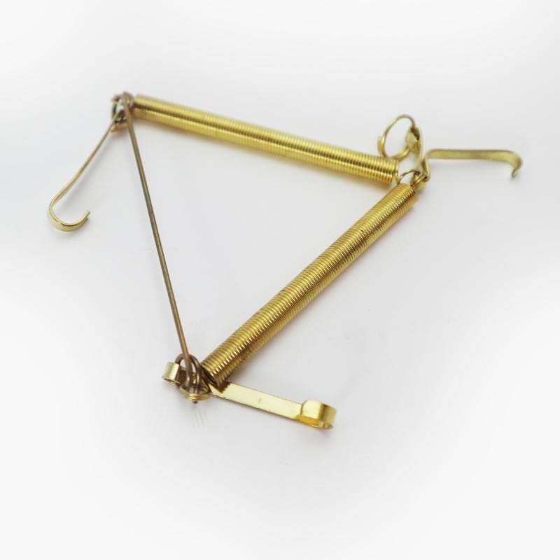 Koncreto Gancio A Molla Appendipiatti Ottonato N.2 In Blister.