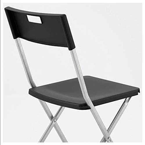 IKEA GUNDE Sedia pieghevole Nero
