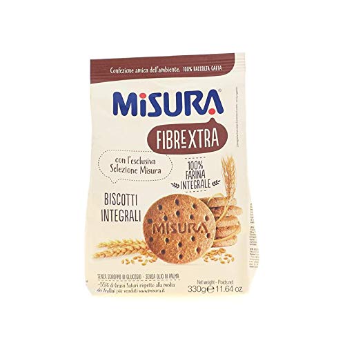 4 x 330gr MISURA BISCOTTI INTEGRALI FIBREXTRA