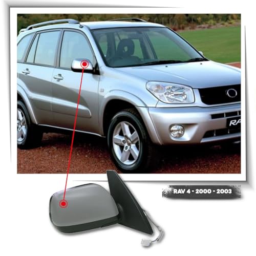 CG94 - Specchietto Retrovisore Elett. Term. per Auto T. RAV 4 - Calotta da Verniciare - 5 PIN