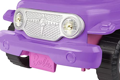 Barbie GMT46 Beach Jeep in Purple, Vehicle with Space for 2 Dolls, Doll Accessories, Toys from 3 Years
