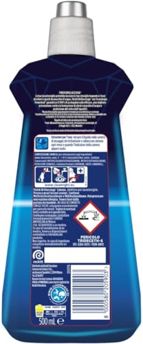 Finish Brillantante Lavastoviglie al Limone, 2 Prodotti da 500 ml di Brillantante