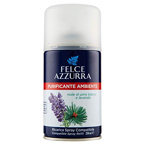 Felce Azzurra - Aria di Casa Profumatore Automatico d'Ambiente Pino Bianco e Lavanda, Puro Benessere - 250 ml