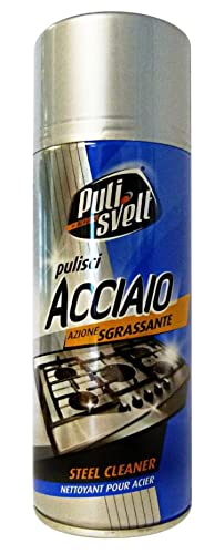 Pulisvelt Set 24 Acciaio Spray 400 Ml. Detergenti casa