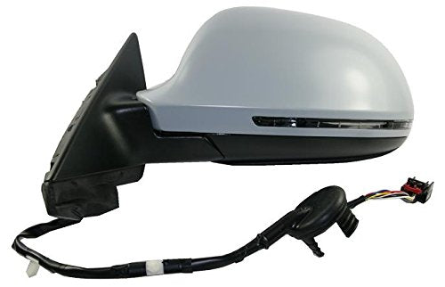 CG94 RETROVISORE ELETT. TERM. C/FAN. Sinistra [Lato Guida] Per Auto: A3 SPORT BACK 5 PORTE - CALOTTA DA VERNICIARE - 8 PIN - VETRO ASF.