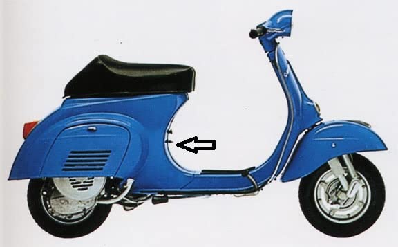 CG94 Asta Rubinetto Benzina Compatibile Vespa 50-90-125, Primavera ET3