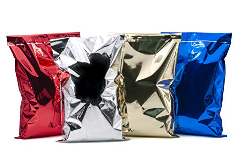 Italpak Buste Metallizzate 'Tinta Unita', Sacchetti Regalo Metallizzati