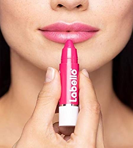Labello Crayon Lipstick Matitone Labbra Colora e Idrata, senza Oli Minerali e Parabeni, Hot Pink