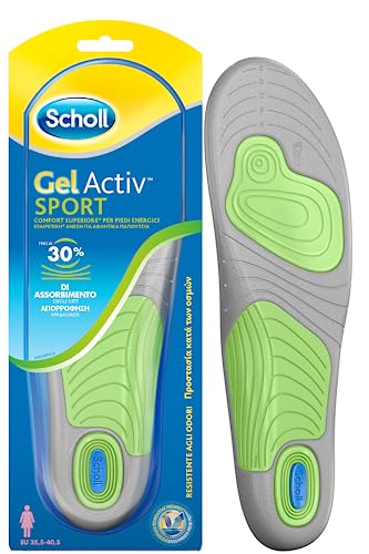 Scholl Solette GelActiv Scarpe Sportive, Solette con Tecnologia GelWave Ammortizzante, Comfort Tutto il Giorno per Persone Attive e in Movimento