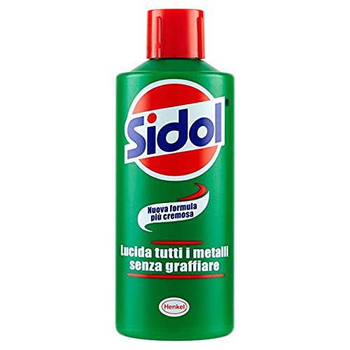 6 x Sidol Lucida Tutti i Metalli Senza Graffiare 150ml