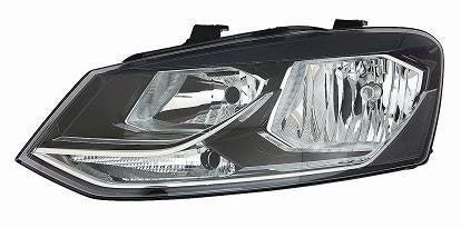 CG94 PROIETTORE H7-H7 C/MOTORE ELETT. [Lato DX] PARABOLA NERA Per Auto: POLO