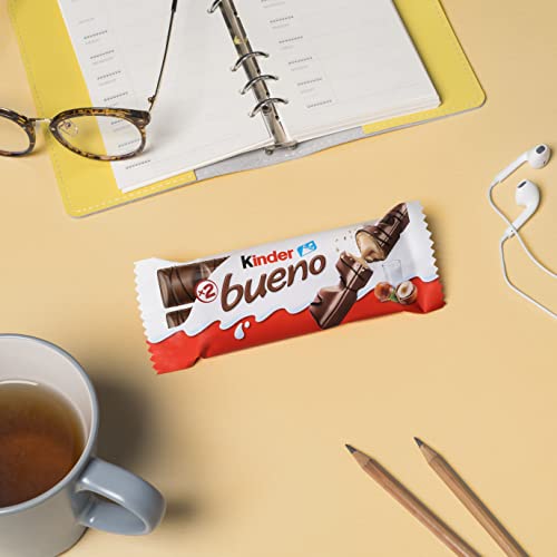 Kinder Bueno - 2 barrette da 43 g – confezione da 30 pezzi