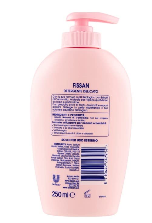 Fissan Detergente Delicato con Estratti di Camomilla, 250ml