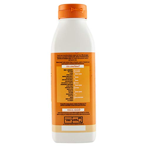 GARNIER Fructis Balsamo Riparatore Per Capelli Danneggiati, Papaya Riparatrice, Unscented, 350 Millilitro