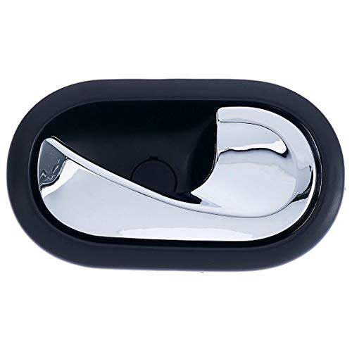 7445612878860 Derb Maniglia Apriporta Interna Anteriore Posteriore Sx Sinistro [Lato Guida] (Nera - Con Leva Cromata - A Cavo)