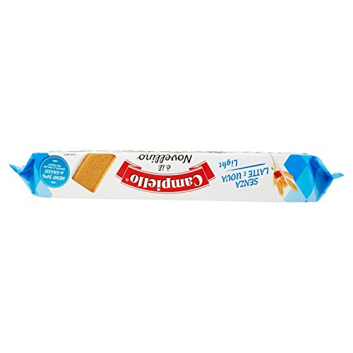 Campiello - Novellino, Biscotti Frollini, Senza Latte e Uova - 6 confezioni da 4 pezzi da 87.5 g [24 pezzi, 2100 g]
