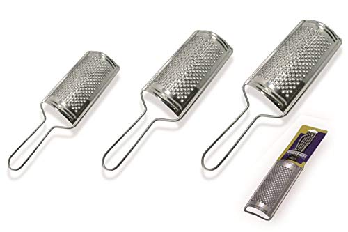 F.Lli Gnali Bacicio Grattugia in Acciaio Inossidabile 18/C di Altissima qualità. Finitura Lucida, con Pratico Appendibile.