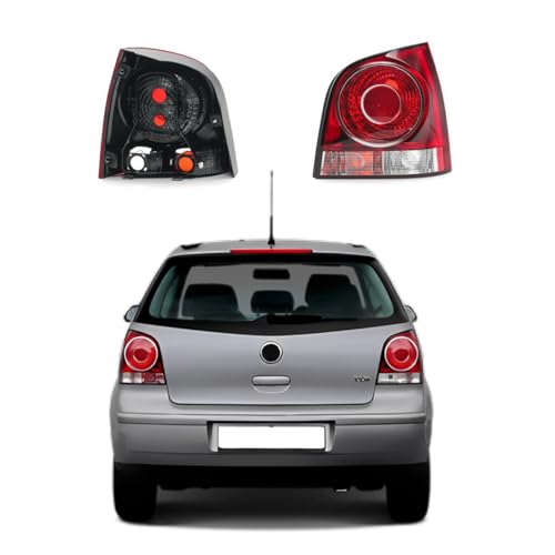 CG94 - Fanale Posteriore per Auto VOLKS_WAGEN POLO 2005 Fondo Rosso