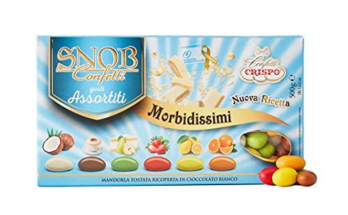 Crispo Confetti Snob - Gusti e Colori Assortiti - 1 Confezione da 500 g