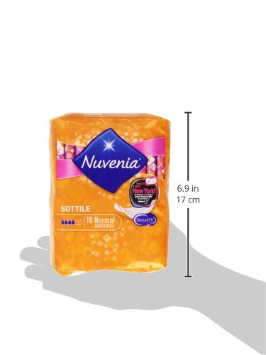 Nuvenia - Assorbente, Sottile Normal Anatomico - 18 Assorbenti