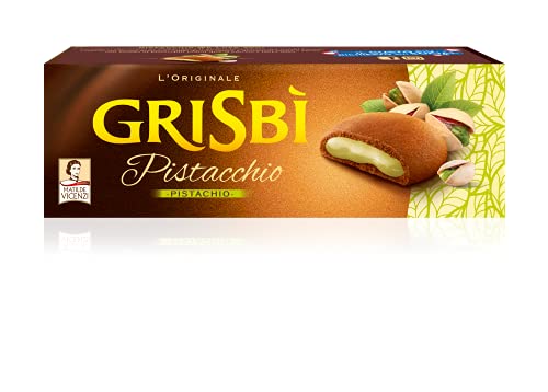 Grisbì Crema Cioccolato - Biscotti di Croccante Pasta Frolla al Cacao, Ripieni di Morbida Crema al Cioccolato, Ideali per Ogni Meritato Momento di Pausa, Confezione da 9 Biscotti, 150 gr