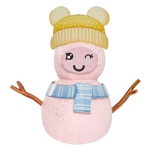 Rainbow High Winter Wonderland - Sunny (Giallo) - Bambola fashion da 28 cm, con neve magica nascosta che si gonfia con l'acqua, con kit per pupazzo di neve, Età 4-12 anni e ai collezionisti