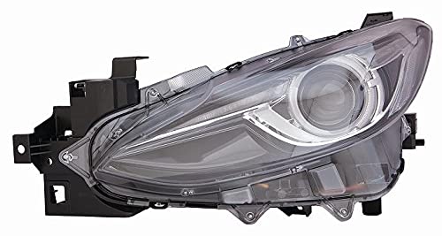 FARO XENON DS4 A LED C/MOT. ELETTRICO PARABOLA NERA MAZ DA 3-09/'13>02/'17 - DX