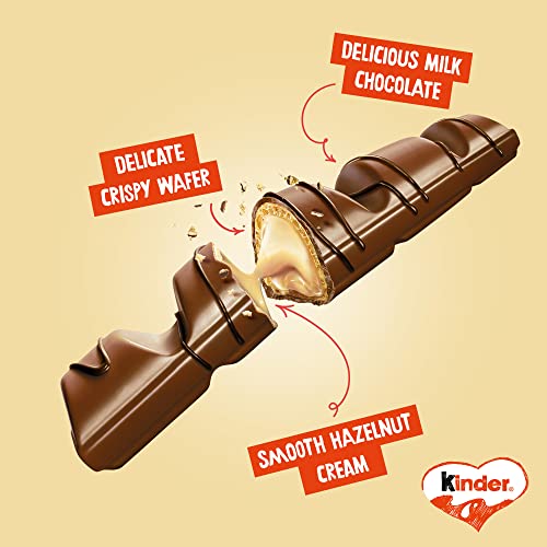 Kinder Bueno - 2 barrette da 43 g – confezione da 30 pezzi