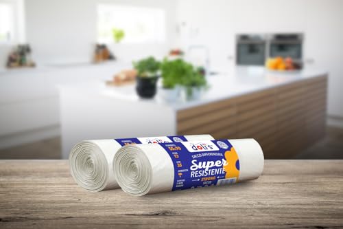 Sacchi Spazzatura per Raccolta Differenziata, Super Resistente, Antigoccia e Antiforo, per Bar, Ristoranti, Aziende e Condomini, 100% riciclabile