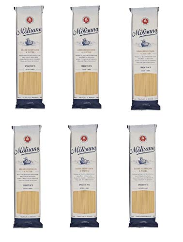 6 CONFEZIONI DI PASTA SPAGHETTI N15 800 GR (4,8 KG) MADE IN ITALY LA MOLISANA