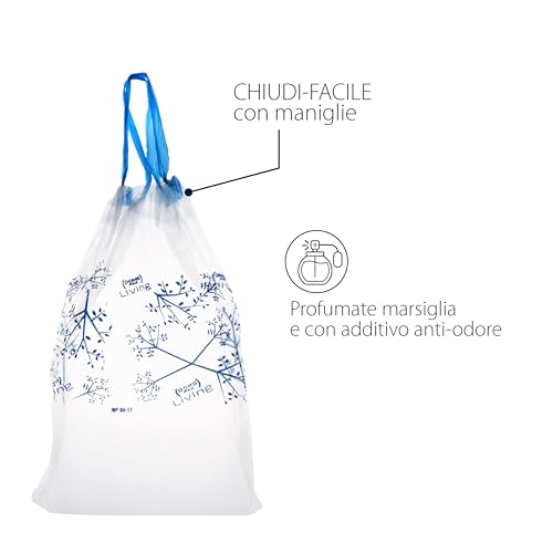 Domopak Living Sacchetti Scarpe e Fitness, Trasparenti, 38 x 45 cm