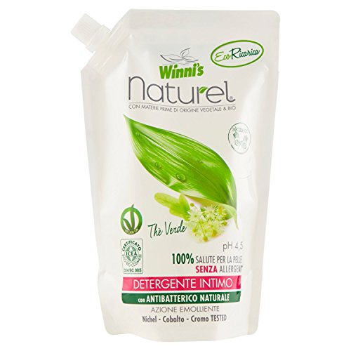 Winni's Naturel - Detergente Intimo Delicato Ipoallergenico in Ecoformato, con Antibatterico Naturale, Adatto alle Pelli più Sensibili, Con Materie Prime di Origine Vegetale e Bio, 500 ml