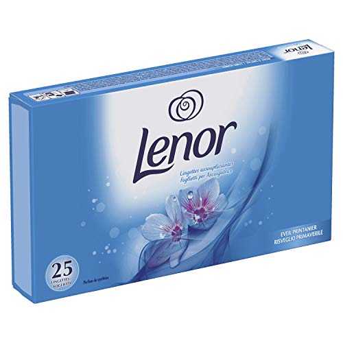 Lenor - Salviette per asciugatrice, confezione da 5 (5 x 25 pezzi)