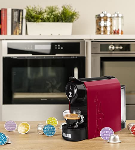 Bialetti Caffè d'Italia, Box 12 Capsule, Gusto Nocciola, Compatibili con Macchine Bialetti sistema chiuso, 100% Alluminio