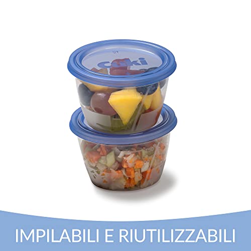 Cuki Contenitori Ermetici per Sughi, Trasparente, 5 Unità (1 confezione)