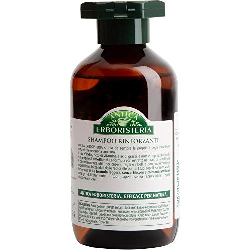 Antica Erboristeria Shampoo Rinforzante Fico D'India per Capelli Fini Con Ingredienti Naturali 250 ml Pezzi X