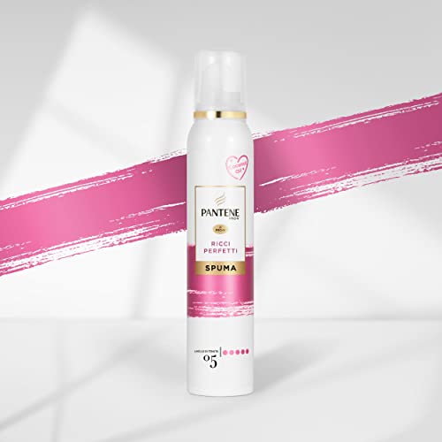 Pantene Pro-V Spuma Ricci Perfetti, Nutriente E Termoprotettiva, Con Olio Di Cocco, Ricci Definiti Per Tutto Il Giorno, 200ML