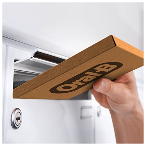 Oral-B Pro Cross Action - Testina per spazzolino elettrico, a forma di X e setole angolate per una rimozione più profonda della placca, confezione da 12, adatta per cassetta postale, colore: nero