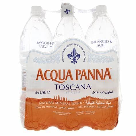 ACQUA PANNA, Acqua Minerale Oligominerale Naturale 1,5l x 6