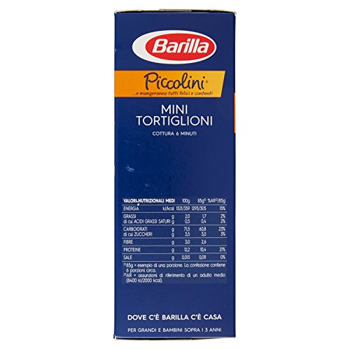 Barilla - Piccolini, Mini Tortiglioni
