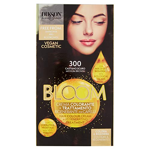Dikson Muster Dikson Bloom Crema Color 603 Cioccolato Flanbe, Nero, Standard