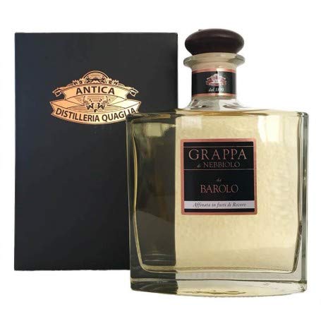 GRAPPA DI NEBBIOLO DA BAROLO AFFINATA IN FUSTI DI ROVERE 50cl 42% ANTICA DISTILLERIA QUAGLIA