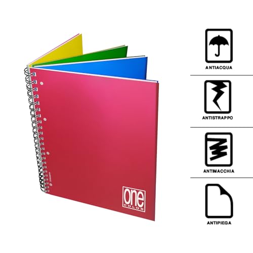 Blasetti - Blocco per appunti One Color 4x4. 4 sezioni per 4 argomenti cambiando i colori delle copertine