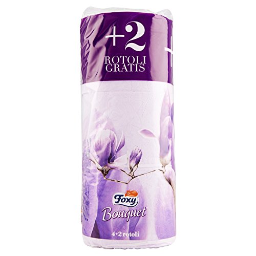 Foxy Carta Igienica Bouquet - Confezione da 6 Rotoli