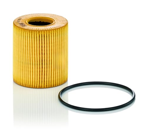 MANN-FILTER HU 711/51 X Oil Filter, Oil filter set with gasket, Gasket set for Cars + Mobil 1 ESP 5W-30 Engine Oil, 5L