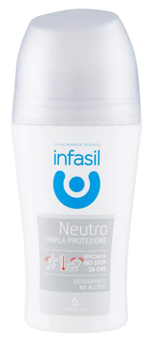 Set 12 INFASIL Deodorante Roll-On N.TRiparazione LA Protezione 50 ml Cura del corpo
