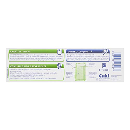 Cuki Verdefresco Sacchetti Frigo