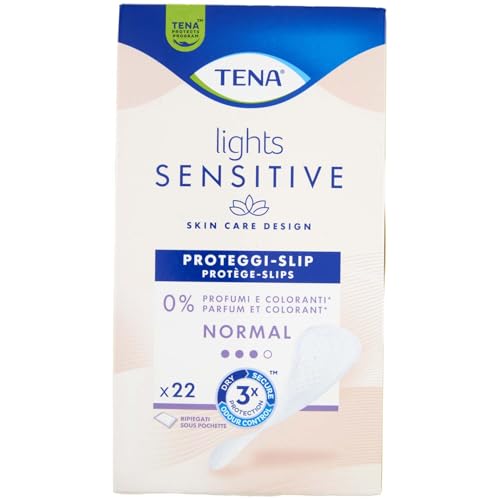Tena – normale luci di proteggi slip ripiegati 22 pezzi