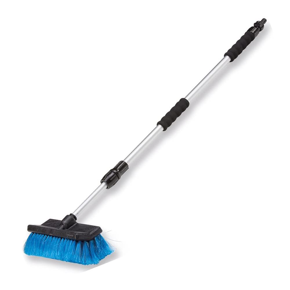 CG94 Kit Pulizia Composto da SPAZZOLONE con Asta TELESCOPICA - Diametro 19-22,6 mm - Lunghezza 100 =180 cm