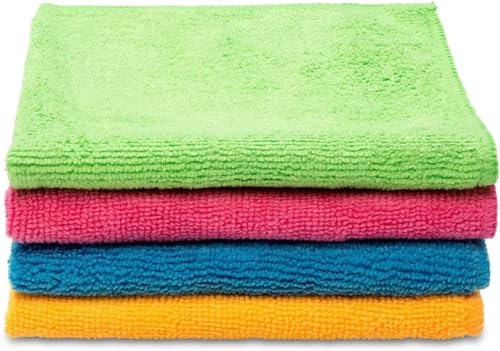 Vileda Panno multiuso in microfibra Colors, 1 confezione da 4 pezzi
